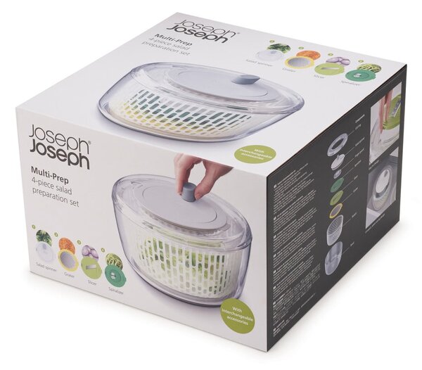 Kit per insalata in plastica 4 pz ø 24 cm Multi-Prep – Joseph Joseph
