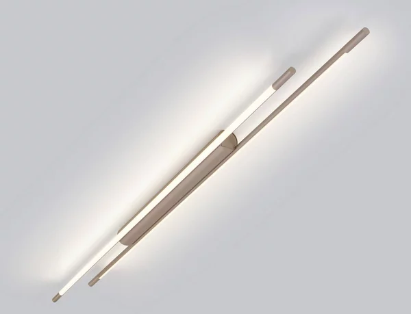 Helestra Plafoniera a LED LEDA, dimmerabile, Marrone / Ruggine, Studio / Ufficio, Alluminio, Plafoniera LED