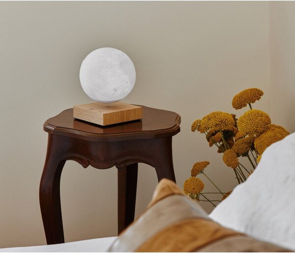 Lampada da tavolo di colore naturale (altezza totale 14 cm) Moon – Gingko
