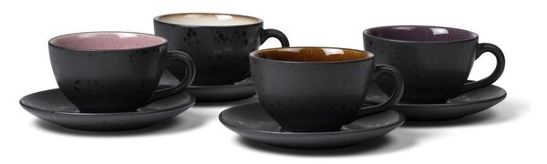 Tazzine in set nere in ceramica 4 pz 240 ml Gastro Black/Mix – Bitz