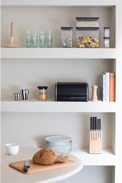 Cestino per pane in metallo Roll Top – Brabantia