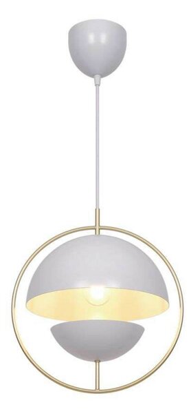 Nordlux Lampada a sospensione Tavia, dimmerabile, Bianco / Opale, Soggiorno / Sala da pranzo, Metallo, Scandinavo, Lampada a sospensione