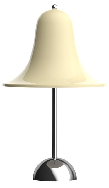 Verpan Lampada da tavolo Pantop, dimmerabile, Crema / Ambra, Soggiorno / Sala da pranzo, Metallo, Design, Lampada da tavolo