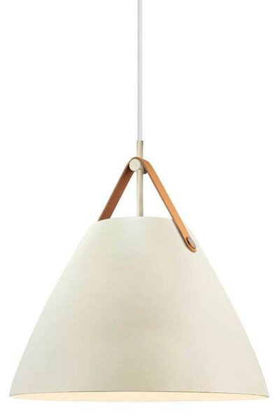 DFTP by Nordlux Lampada a sospensione Strap, dimmerabile, Crema / Ambra, Soggiorno / Sala da pranzo, Tessuto / Stoffa / Seta, Scandinavo, Lampada a sospensione