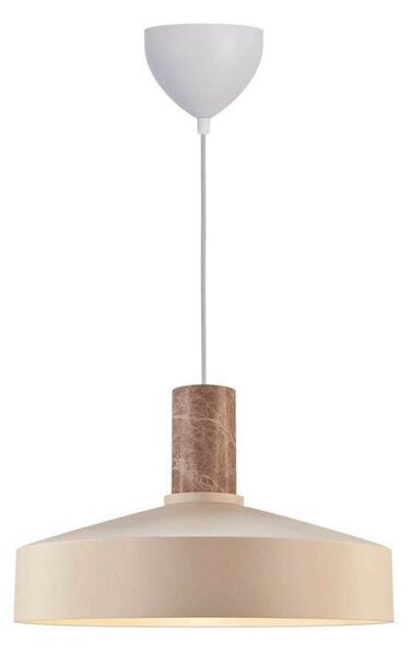Nordlux Lampada a sospensione Elvas, dimmerabile, Crema / Ambra, Soggiorno / Sala da pranzo, Metallo, Scandinavo, Lampada a sospensione