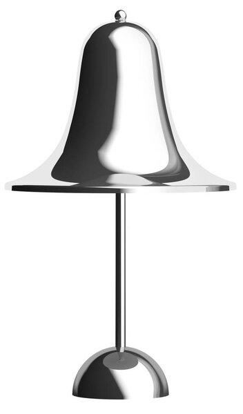 Verpan Lampada da tavolo a LED Pantop, dimmerabile, Cromo / Argento, Soggiorno / Sala da pranzo, Plastica, Design, Lampada da tavolo LED