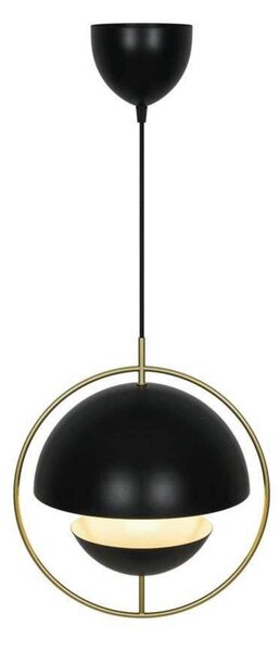Nordlux Lampada a sospensione Tavia, dimmerabile, Nero, Soggiorno / Sala da pranzo, Metallo, Scandinavo, Lampada a sospensione
