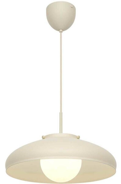 DFTP by Nordlux Lampada a sospensione Latif, dimmerabile, Crema / Ambra, Soggiorno / Sala da pranzo, Ottone, Scandinavo, Lampada a sospensione