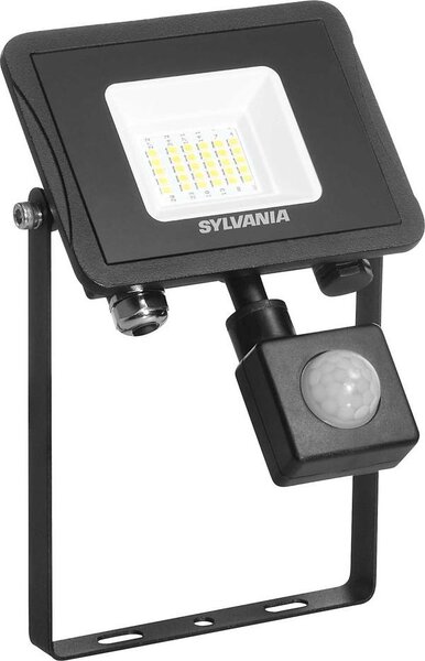 SYLVANIA Faretto LED con rilevatore di movimento 18W | area esterna | IP65 impermeabile | 2000 lumen | 4000K bianco neutro | proiettore, faretto da giardino