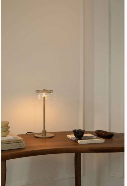 Nuura Aps Lampada da tavolo a LED Blossi, dimmerabile, Ottone / Oro, Soggiorno / Sala da pranzo, Metallo, Scandinavo, Lampada da tavolo LED