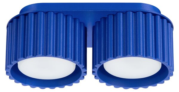 Lampada da soffitto AURA 2 ultramarine Gx53 2xGx53 10W alluminio 8x10x21cm Sollux Lighting