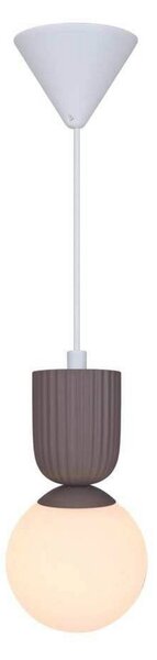 Nordlux Lampada a sospensione in vetro Sadie, dimmerabile, Marrone / Ruggine, Soggiorno / Sala da pranzo, Ceramica, Scandinavo, Lampada a sospensione
