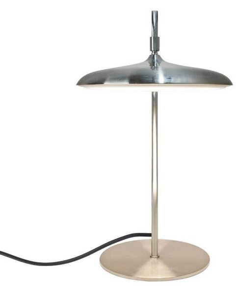 DFTP by Nordlux Lampada da tavolo a LED Artist, Alluminio / Grigio / Zincato, Soggiorno / Sala da pranzo, Acciaio Inox, Scandinavo, Lampada da tavolo LED