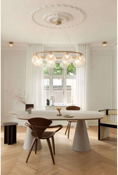 Nuura Aps Applique da parete di design Liila, dimmerabile, Ottone / Oro, Bagno, Metallo, Scandinavo, Applique