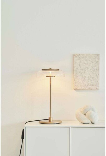 Nuura Aps Lampada da tavolo a LED Blossi, dimmerabile, Ottone / Oro, Soggiorno / Sala da pranzo, Metallo, Scandinavo, Lampada da tavolo LED