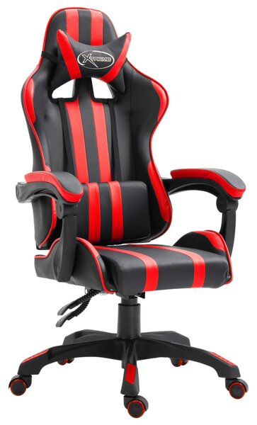 VidaXL Sedia da gioco in ecopelle rossa