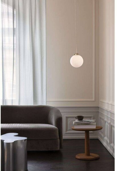 Nuura Aps Lampada a sospensione Apiales, dimmerabile, Ottone / Oro, Soggiorno / Sala da pranzo, Vetro, Design, Lampada a sospensione