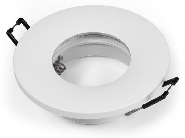 Cornice di montaggio a prova di umidità McShine "W-30" rotonda, IP44, bianco opaco