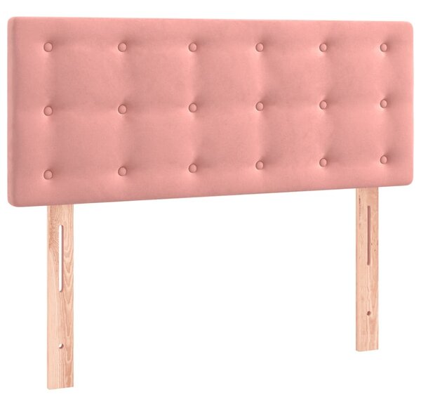 Testiera Rosa 90x5x78/88 cm in Tessuto