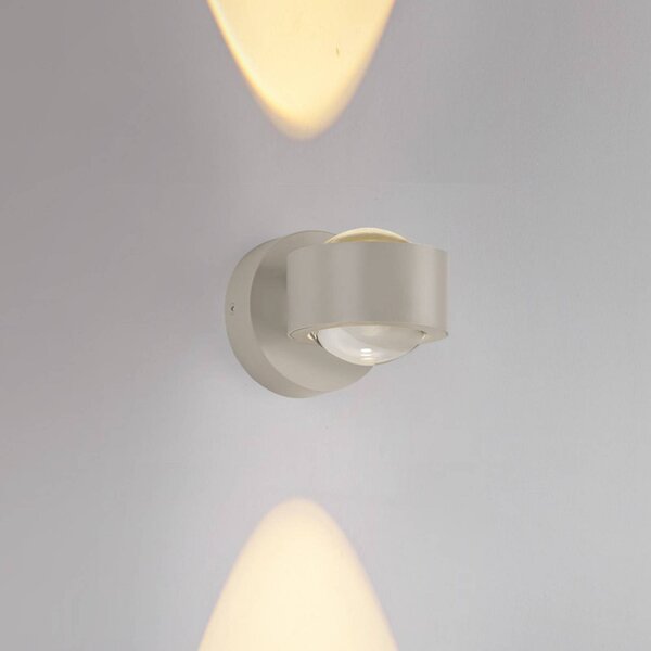 JUST LIGHT. GmbH Applique da parete a LED Chia, dimmerabile, Crema / Ambra, Soggiorno / Sala da pranzo, Metallo, Moderno, Applique a LED