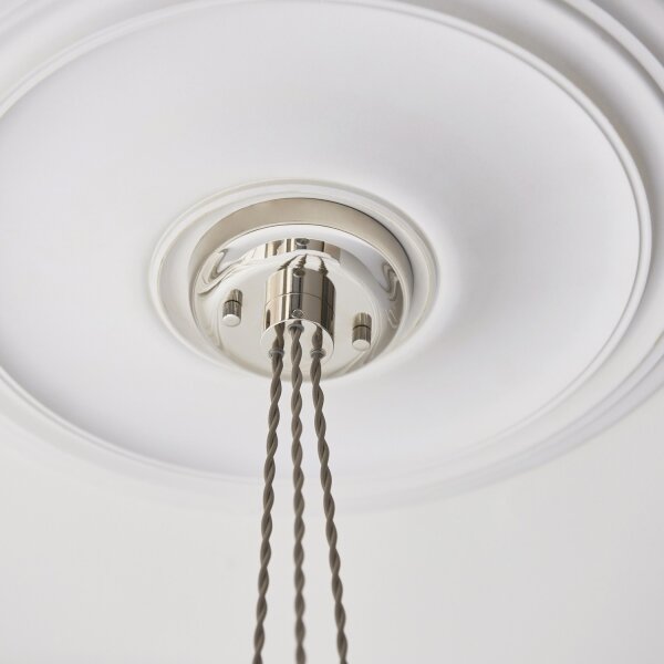 Endon 120652 - Lampadario a sospensione con cavo 3xE27/10W/230V cromo lucido