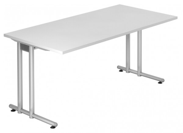 HAMMERBACHER NS16 Schreibtisch weiß rechteckig