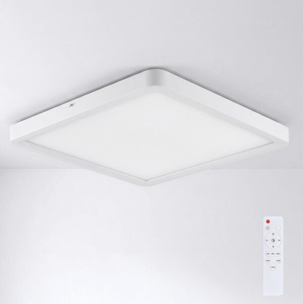 Brilagi - Plafoniera LED dimmerabile da soffitto ESTELA SQUARE LED/36W/230V 31x31 cm bianca + telecomando incluso