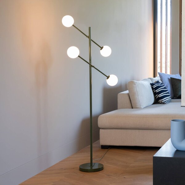 IT´S ABOUT ROMI Lampada da terra Copenhagen, dimmerabile, Verde, Soggiorno / Sala da pranzo, Moderno, Lampada da terra