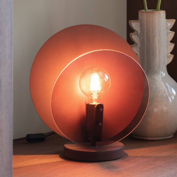 IT´S ABOUT ROMI Lampada da tavolo Toledo, Marrone / Ruggine, Camera da letto, Vetro, Moderno, Lampada da tavolo