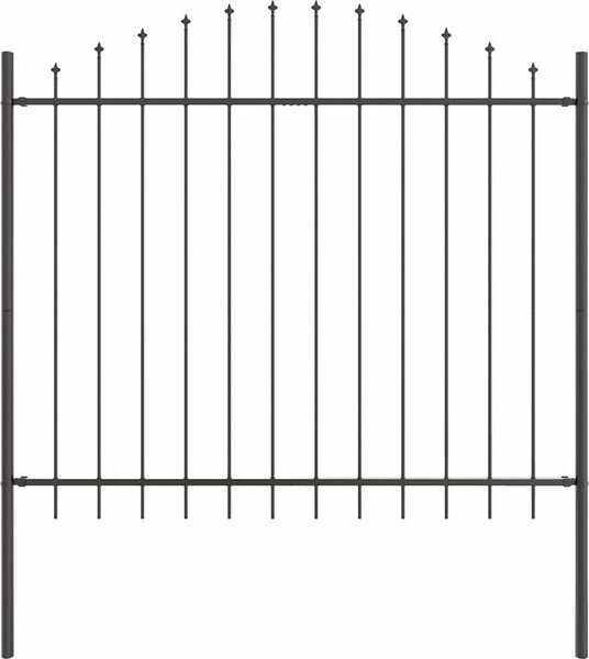 Recinzione per Giardino Woerden Grigio 170 x 165 cm