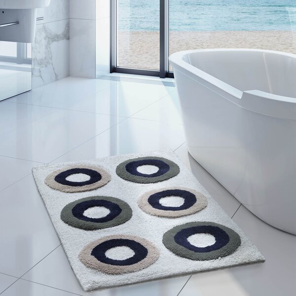 Tappeto D'arredo In Cotone Vancouver 50x80 Carrara Moderno Grigio Caleffi
