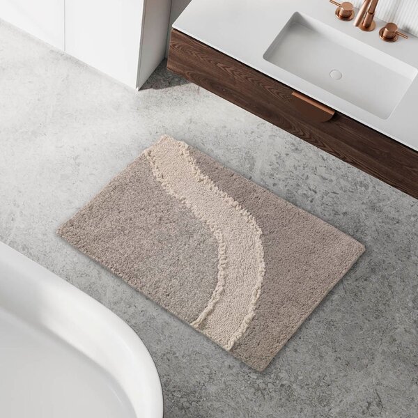 Tappeto D'arredo In Cotone Ankara 50x80 Carrara Moderno Caffe Caleffi