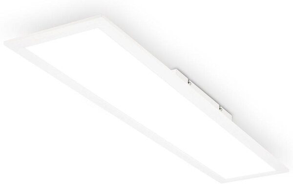 BRILONER SIMPLE LED plafoniera per bagno, IP44 protezione dagli spruzzi d'acqua, luce bianca neutra, bianco, 78 x 18 x 6,5 cm