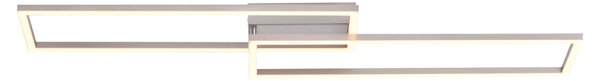 JUST LIGHT Plafoniera LED 14023-55 acciaio, 30,2 W, 4500 lm, 3000 K