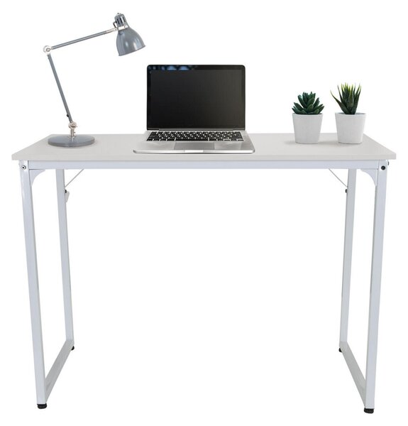 WORKSPACE I scrivania per computer 100 x 50 Bianco