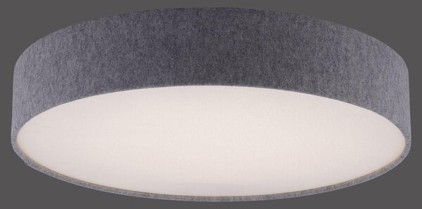Plafoniera LED Q-Kiara grigio CCT