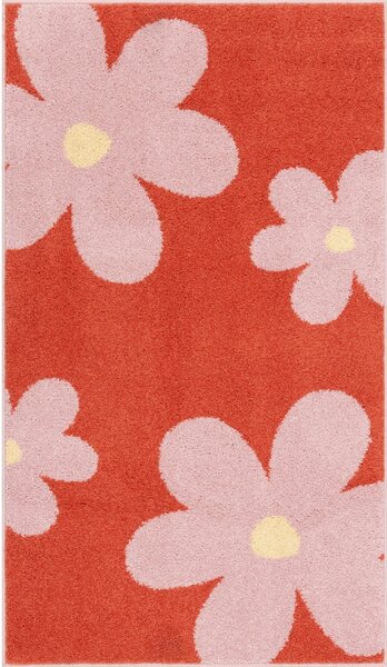 Tappeto per bambini rosso e rosa 80x150 cm Lolly Coral – FD