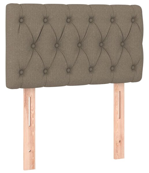 Testiera Tortora 80x7x78/88 cm in Tessuto