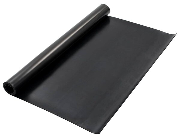 Tappeto per pavimento Nero 1,2 x 2 m Gomma