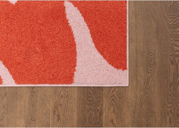 Tappeto per bambini rosso e rosa 160x230 cm Hugsy Coral – FD