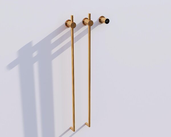 Scaldasalviette elettrico - Oro - Timer 1-8 ore, 30 W, 987 x 36 x 8 cm