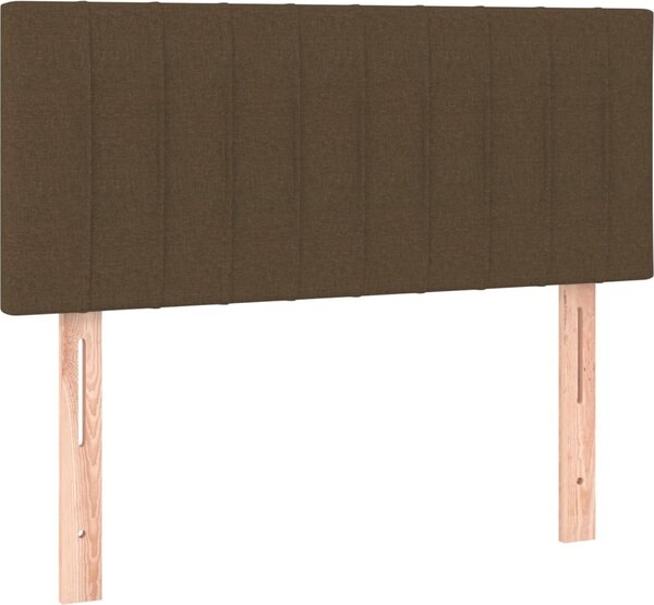 Testiera Marrone Scuro 80x5x78/88 cm in Tessuto