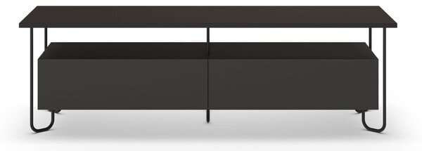 Tavolo TV nero 150x45 cm Dilly - Marckeric