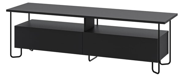 Tavolo TV nero 150x45 cm Dilly - Marckeric