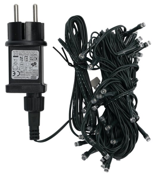 Aigostar - Catena luminosa natalizia LED da esterno 50 LED/8 funzioni 8 m IP44 bianco freddo