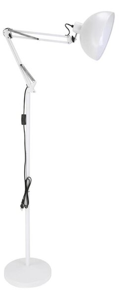 Brilagi - Lampada da terra flessibile TASKER 1xE27/60W/230V 157 cm bianca