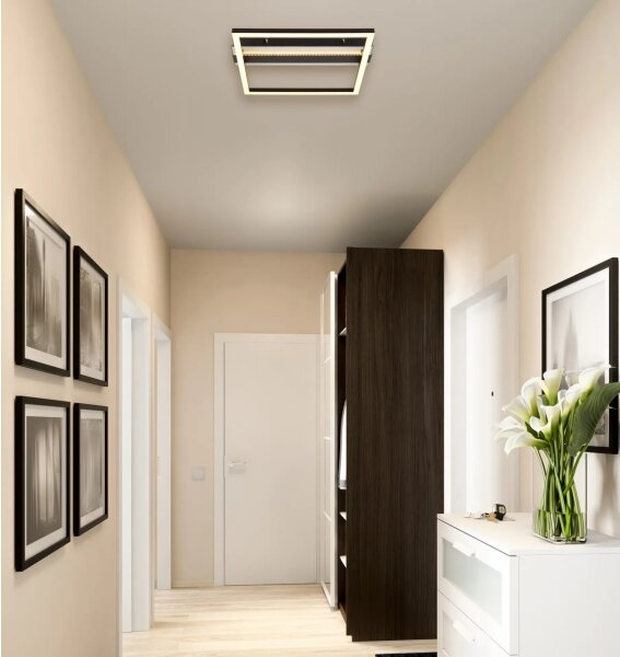 Globo 673820-18 - Plafoniera LED ESTRADA LED/18W/230V 3000K 33x36 cm