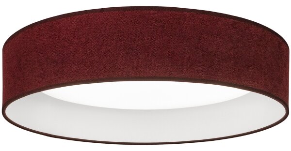Brilagi - Lampada LED dimmerabile VELVET SM. 36W/230V 3000-6000K diam. 55 cm bordeaux WT + telecomando