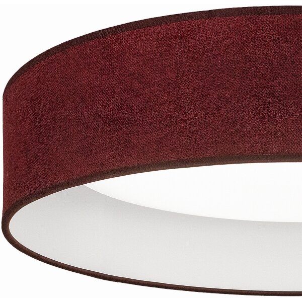 Brilagi - Lampada LED dimmerabile VELVET SM. 36W/230V 3000-6000K diam. 55 cm bordeaux WT + telecomando