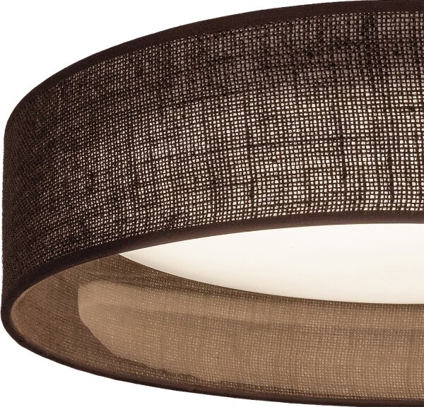 Brilagi - Plafoniera LED VELVET SIMPLE LED/36W/230V 3000K diam. 55 cm marrone
